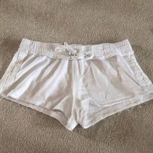 Pensacola Beach white shorts with colorful words!